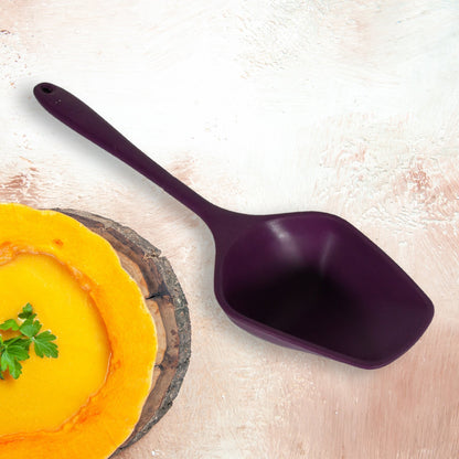 Multipurpose Silicone Spoon, Silicone Basting Spoon Non - Stick Kitchen Utensils Household Gadgets Heat - Resistant Non Stick Spoons Kitchen Cookware Items For Cooking and Baking (6 Pcs Set) - infinityexculsivestore.com