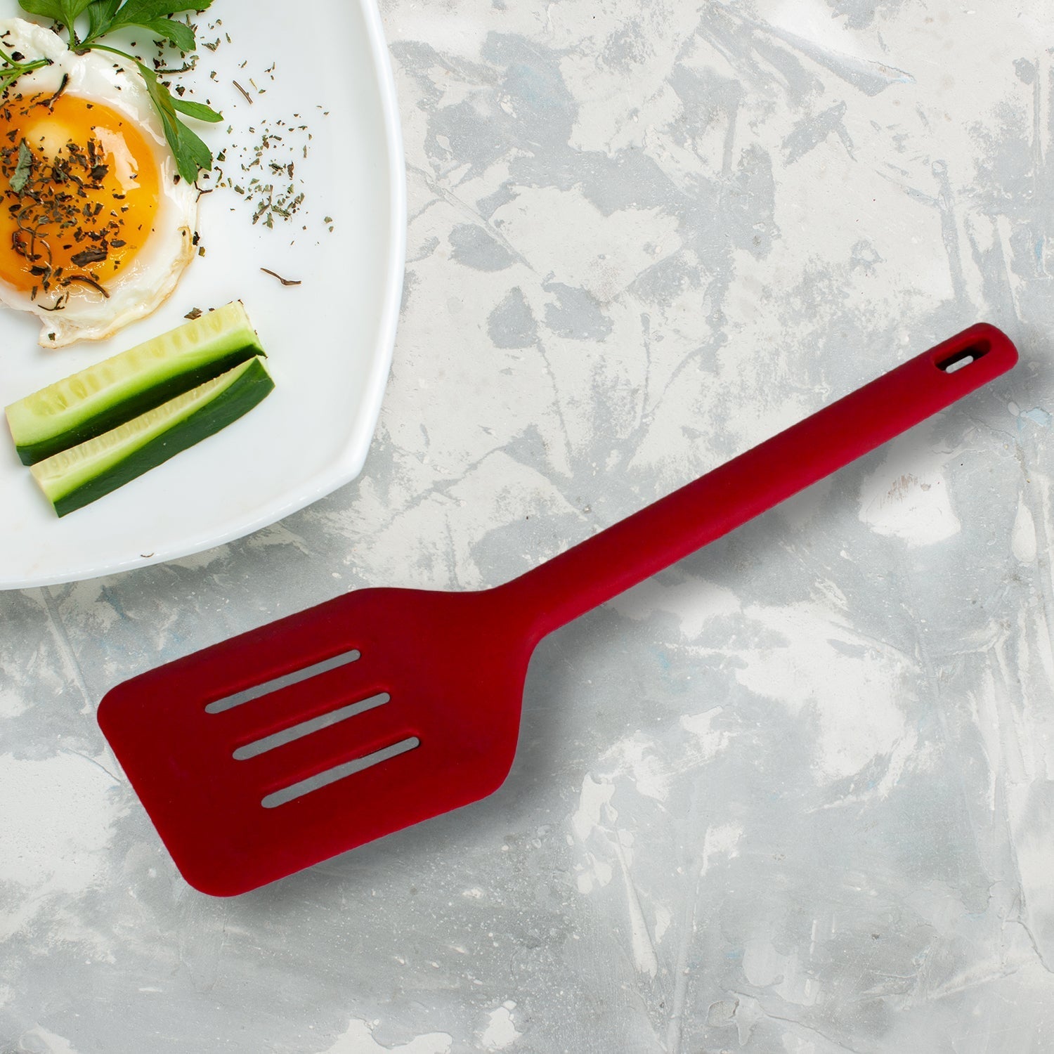 Multipurpose Silicone Spoon, Silicone Basting Spoon Non - Stick Kitchen Utensils Household Gadgets Heat - Resistant Non Stick Spoons Kitchen Cookware Items For Cooking and Baking (6 Pcs Set) - infinityexculsivestore.com