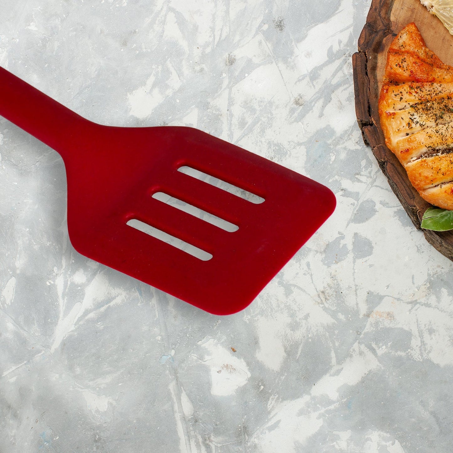 Multipurpose Silicone Spoon, Silicone Basting Spoon Non - Stick Kitchen Utensils Household Gadgets Heat - Resistant Non Stick Spoons Kitchen Cookware Items For Cooking and Baking (6 Pcs Set) - infinityexculsivestore.com