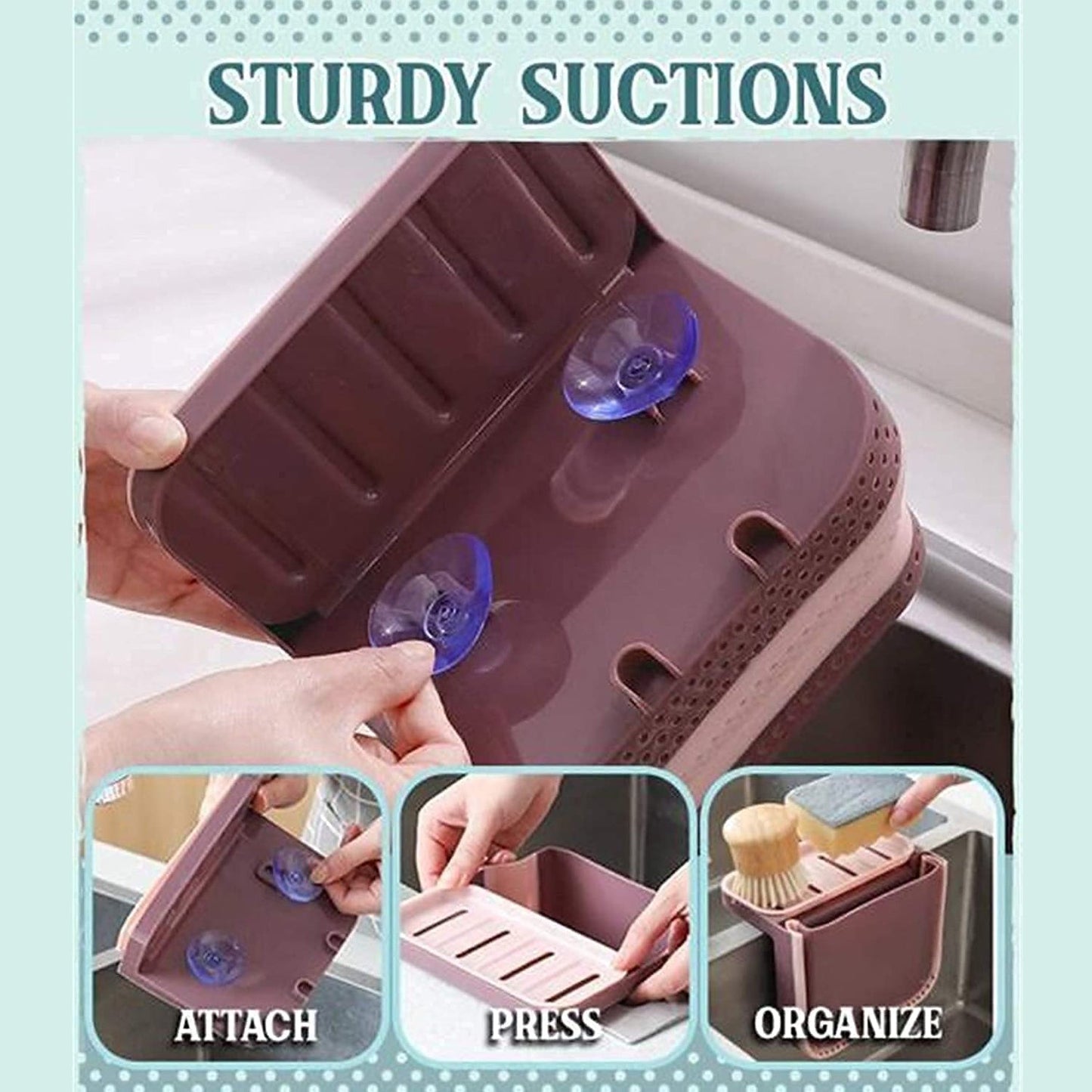 Small Multifunction Sink Drain Basket - Universal & Foldable - Sink Trash Holder Sink Side Storage Drainer Strainer Basket, Foldable Kitchen Sink Drain Strainer for Food,Dish Drainer for Fruits, Vegetables - infinityexculsivestore.com