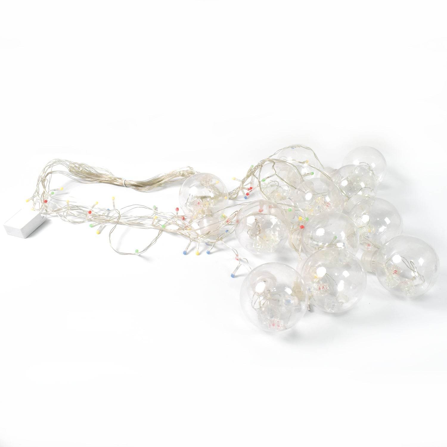 12 Wish Balls Window Curtain String Lights with 8 Flashing Modes Decoration for Home Decoration, Diwali & Wedding LED Christmas Light Indoor and Outdoor Light ,Festival Decoration (Plastic, Multi Color) - infinityexculsivestore.com