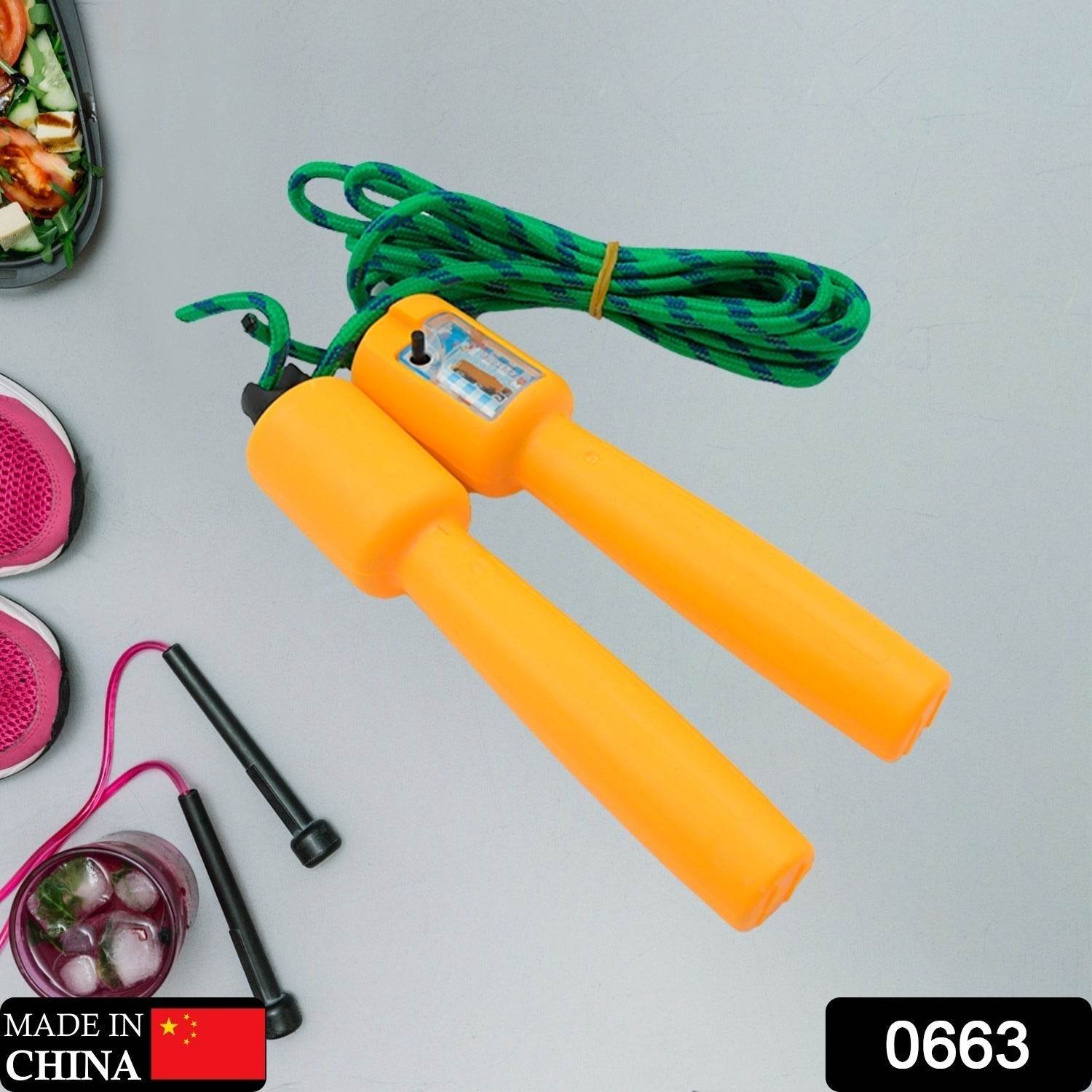 Jump Rope Electronic Counting Skipping Rope Adjustable Jumping Rope for Men, Women and Children,Fitness Jump Rope for Aerobic Exercise Like Speed Training, Endurance Training and Fitness Gym (2.5Mtr) - infinityexculsivestore.com