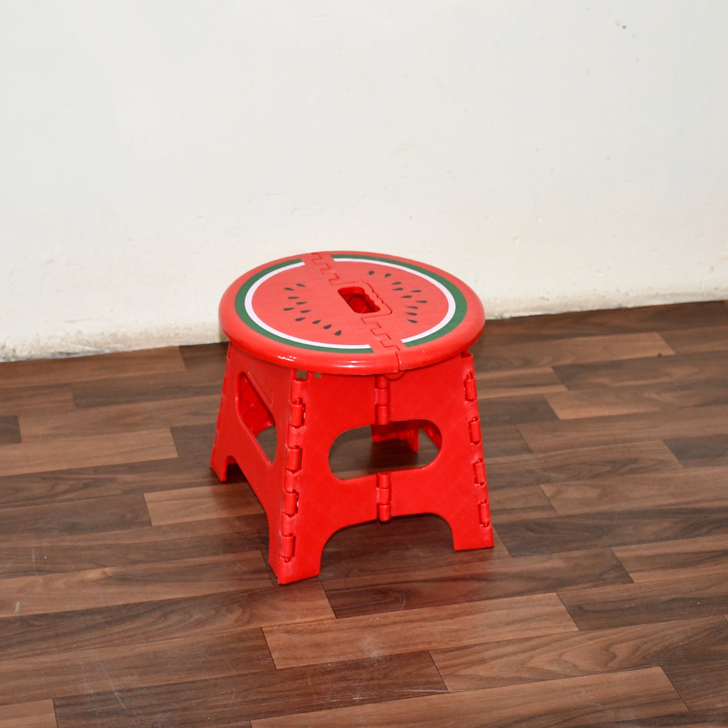 Mix Color Creative Thickening Folding Stool, Fruit Pattern Plastic Low Stool for Kindergarten Small Bench Hinge Handle Design,Learn Game Children's Kids Table Indoor Household Children's Chair Lightweight - infinityexculsivestore.com