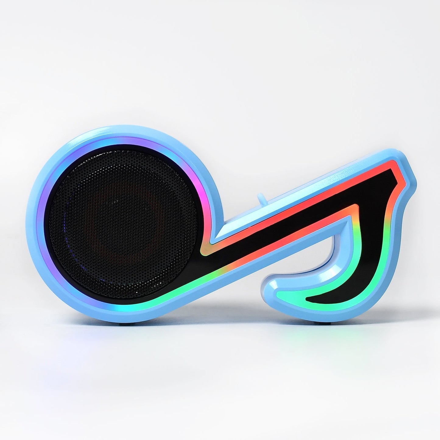 Mini Portable Music Note Shape Speaker Subwoofer Colorful Musical Note LED Lighting Sound For Creatives Gift Computer Phone Sound Equipment Bluetooth speaker (Media Player) - infinityexculsivestore.com