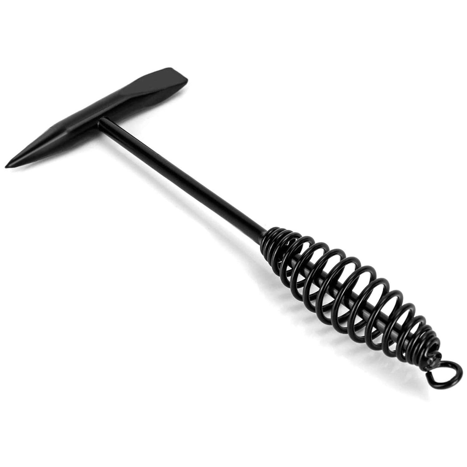 Welding Slag Removal Tool Chipping Hammer with Coil Spring Handle, Mufti Functional for Cleaning Removing Slag Industrial Weld Slag Spatter Removal Tool Welding Hammer, for Machinery Electrician (1 Pc ) - infinityexculsivestore.com