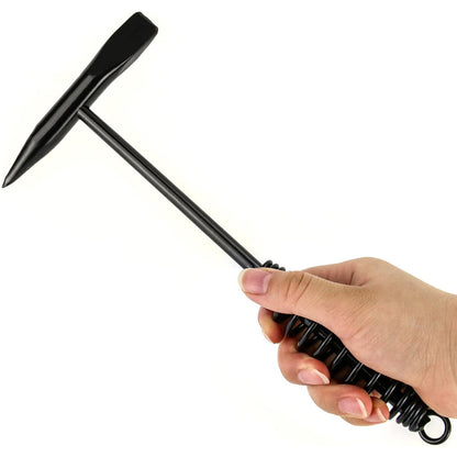 Welding Slag Removal Tool Chipping Hammer with Coil Spring Handle, Mufti Functional for Cleaning Removing Slag Industrial Weld Slag Spatter Removal Tool Welding Hammer, for Machinery Electrician (1 Pc ) - infinityexculsivestore.com
