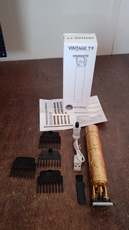 Plastic Body Hair Trimmer for Men Hairstyle Trimmer, Professional Hair Clipper, Electric Shaving machine dry shaving for men - hair shaving and trimming beard With 4 adjustable blade clipper, Oil, Cleaning Brush - infinityexculsivestore.com