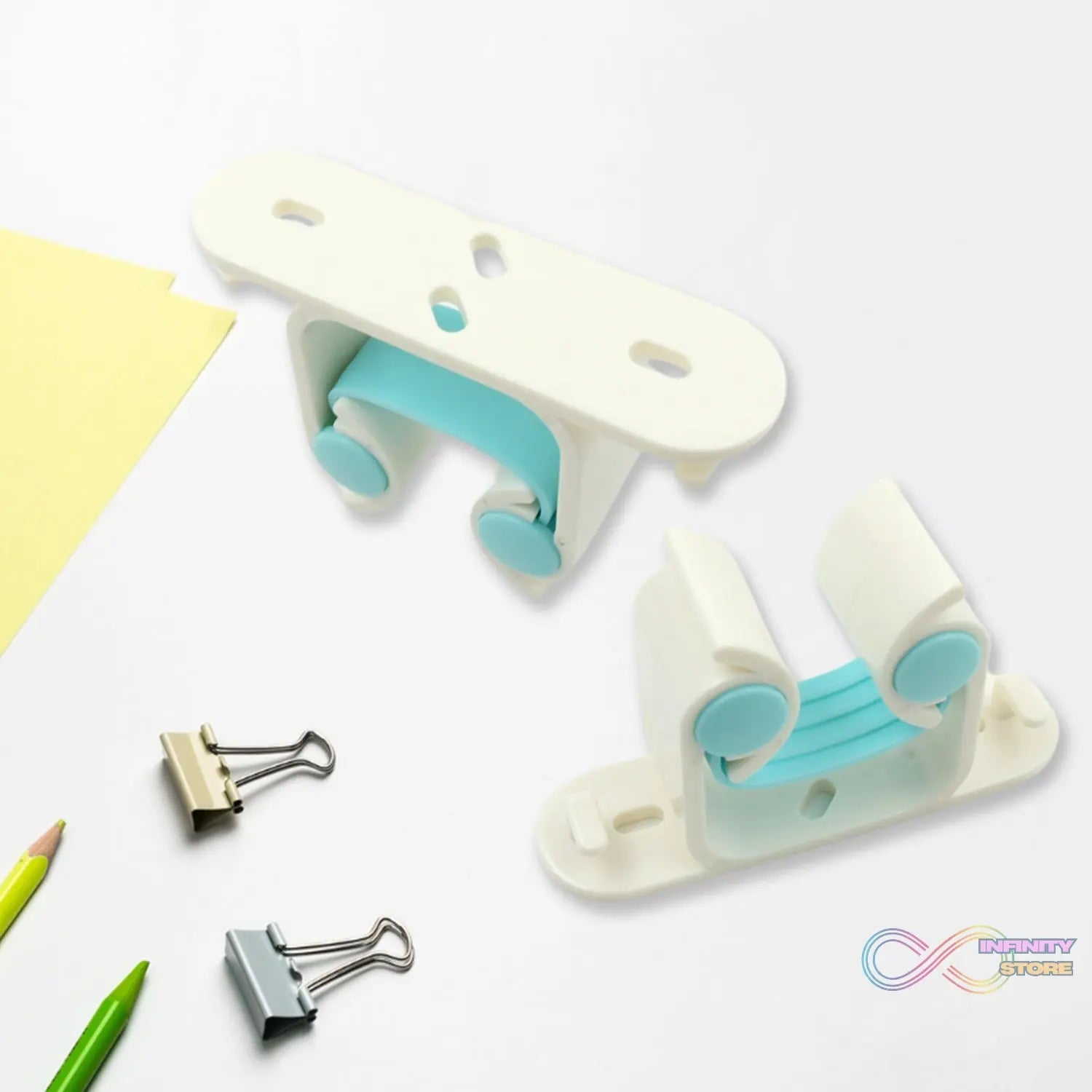 Multifunctional Holder With 4 Screw Wall Mounted Broom Organizer Cleaning Tools Holder Hanger, Hanging Hook for Bathroom Kitchen, Multi Function Holder Garage Clip Bike Hanger Wall Mount Set (1 Pc) - infinityexculsivestore.com