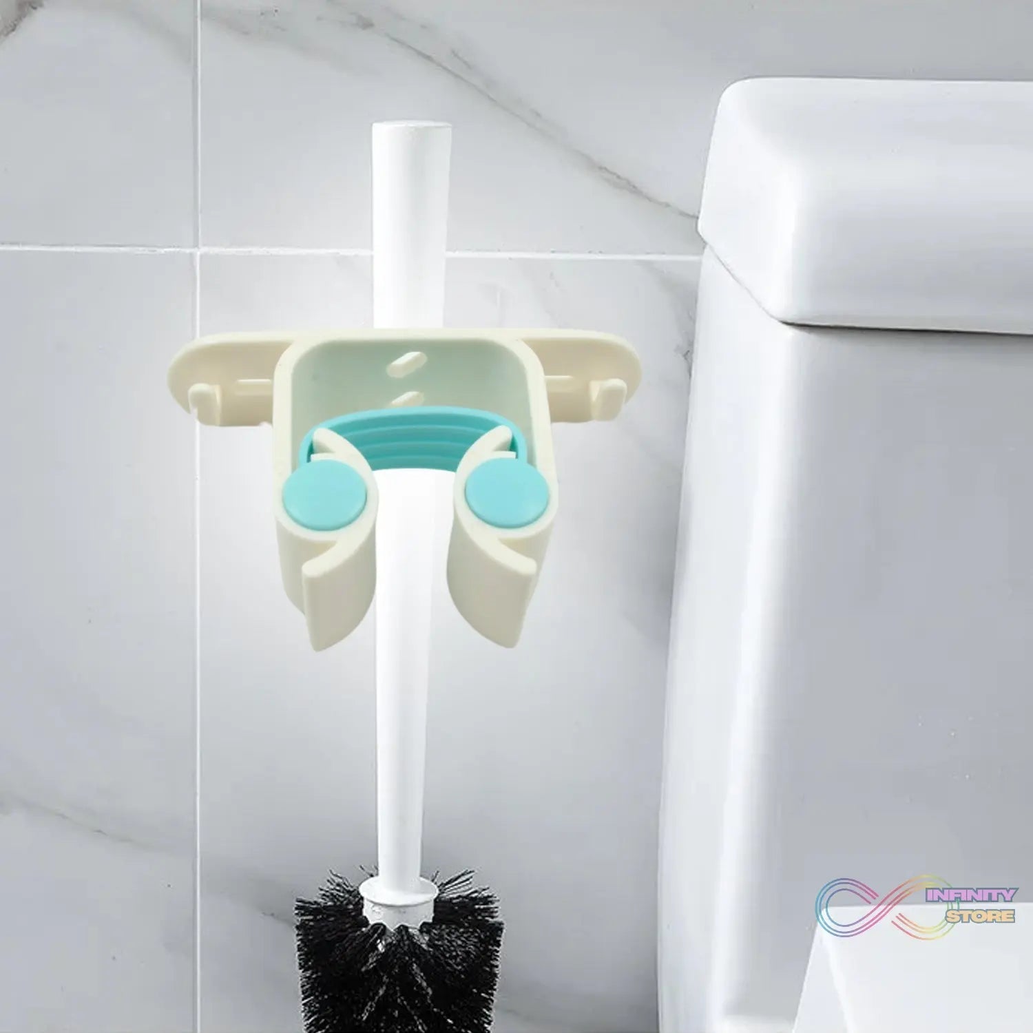 Multifunctional Holder With 4 Screw Wall Mounted Broom Organizer Cleaning Tools Holder Hanger, Hanging Hook for Bathroom Kitchen, Multi Function Holder Garage Clip Bike Hanger Wall Mount Set (1 Pc) - infinityexculsivestore.com