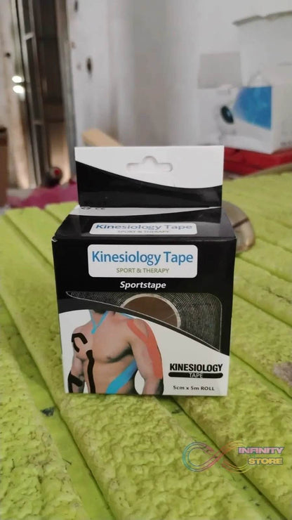 Kinesiology Tape For Physiotherapy Tape For Sports Injury Pain Relief (5 cm X 5m / 1 Pc) - infinityexculsivestore.com