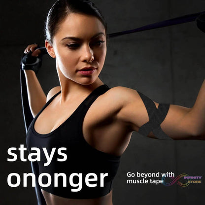 Kinesiology Tape For Physiotherapy Tape For Sports Injury Pain Relief (5 cm X 5m / 1 Pc) - infinityexculsivestore.com