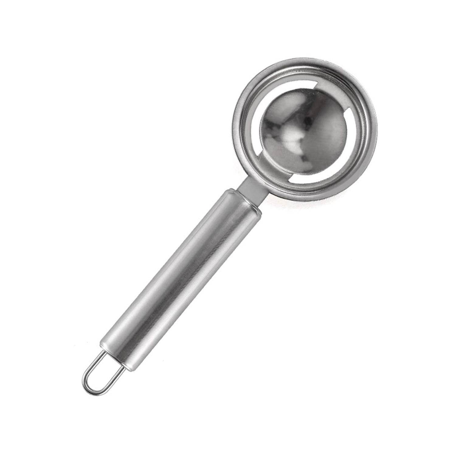 kitchen tools Egg Yolk White Separator Stainless Steel Egg White Separator Tools Eggs Yolk Filter Gadgets Kitchen Gadgets Separating Funnel Spoon Egg Divider Tools - infinityexculsivestore.com