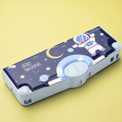 Multifunctional Pencil Box for Kids, Space Pencil Box For Boys, Kids Pencil Box for Boys & Girls, Magnetic Pencil Box for Boys, Pop up Pencil Box, Space Theme Return Gifts for Kids (Space Pencil Box) - infinityexculsivestore.com