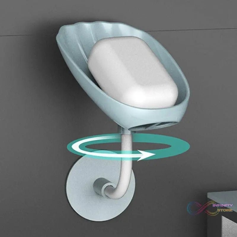 Soap Dish Wall Mounted Soap Dish No - Drilling Soap Holder Self Draining Waterfall Soap Tray Bar Soap Holder for Shower / Bathroom Soap Holder for Shower Adjustable Removable Soap Holder - infinityexculsivestore.com