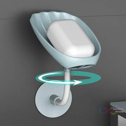 Soap Dish Wall Mounted Soap Dish No - Drilling Soap Holder Self Draining Waterfall Soap Tray Bar Soap Holder for Shower / Bathroom Soap Holder for Shower Adjustable Removable Soap Holder - infinityexculsivestore.com