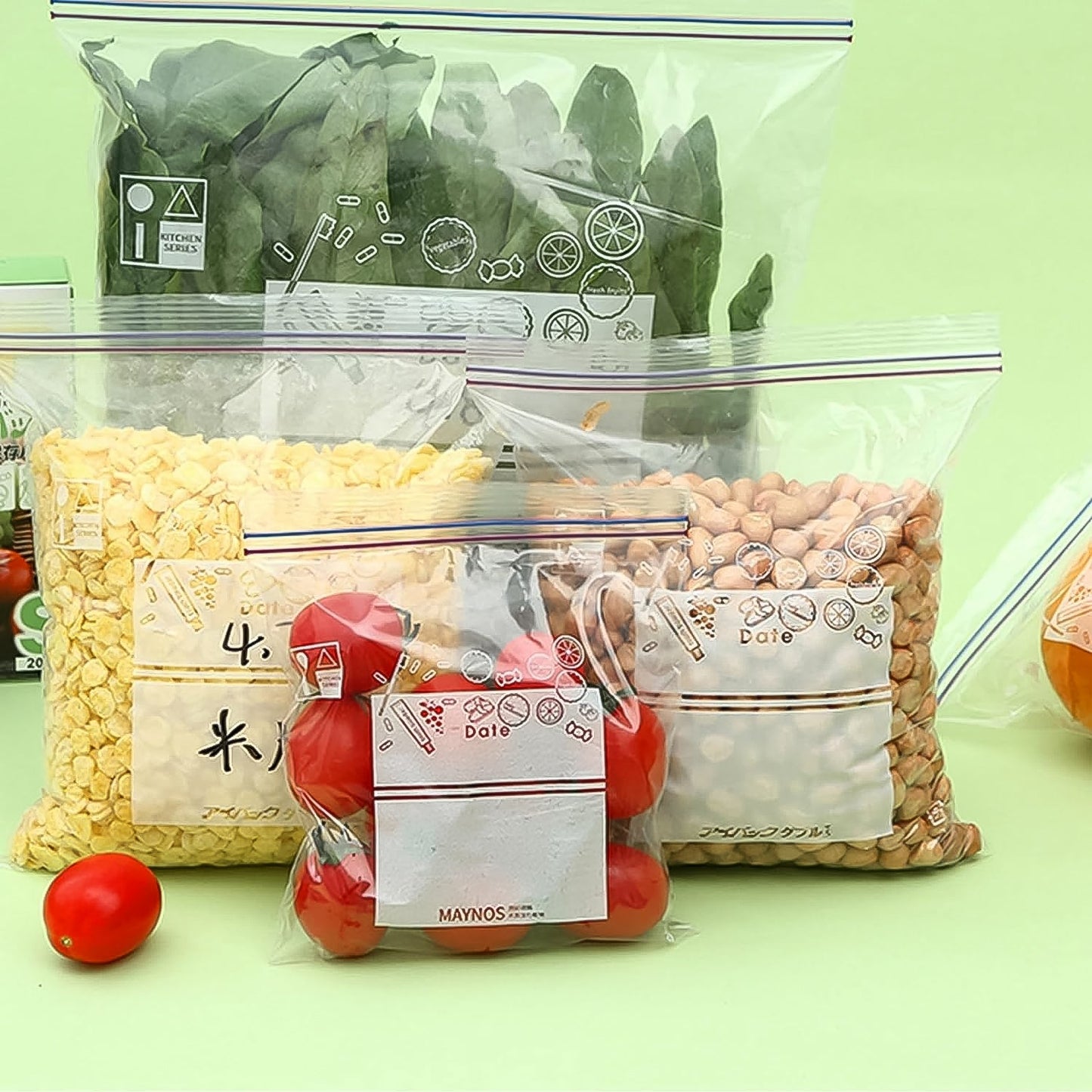Large Food Seal Bag | Transparent Fresh Food Bags (10 Pcs Set) - infinityexculsivestore.com