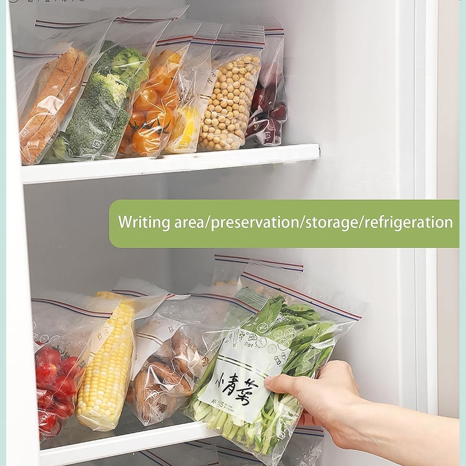 Large Food Seal Bag | Transparent Fresh Food Bags (10 Pcs Set) - infinityexculsivestore.com