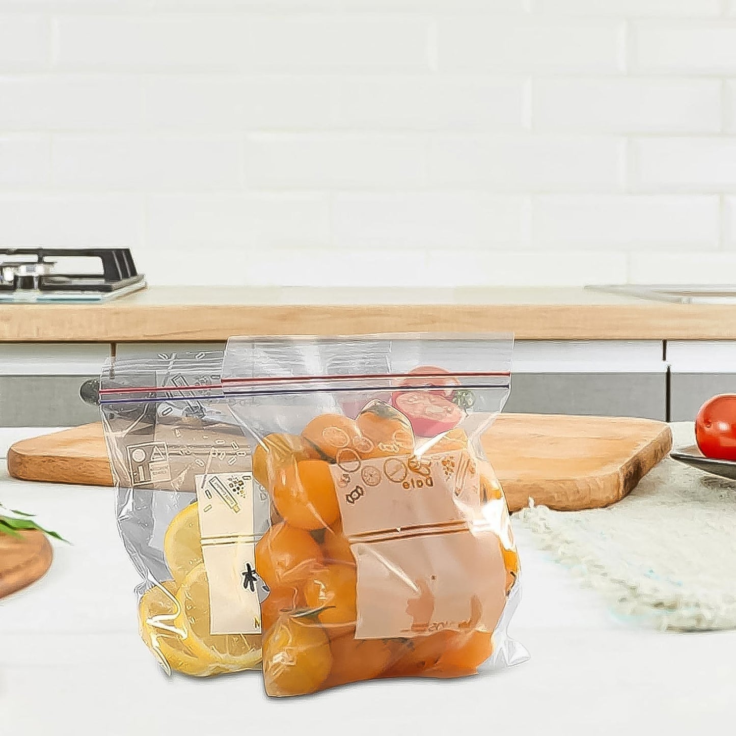 Large Food Seal Bag | Transparent Fresh Food Bags (10 Pcs Set) - infinityexculsivestore.com