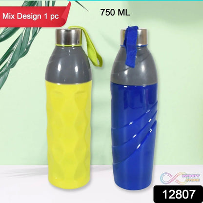 Plastic Sports Insulated Water Bottle with Dori Easy to Carry High Quality Water Bottle, BPA - Free & Leak - Proof! For Kids' School, For Fridge, Office, Sports, School, Gym, Yoga (750 ML / 1 Pc / Multi Color) - infinityexculsivestore.com