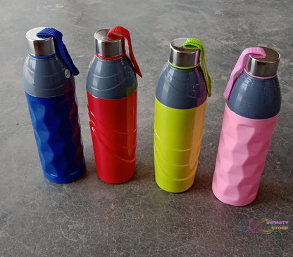 Plastic Sports Insulated Water Bottle with Dori Easy to Carry High Quality Water Bottle, BPA - Free & Leak - Proof! For Kids' School, For Fridge, Office, Sports, School, Gym, Yoga (750 ML / 1 Pc / Multi Color) - infinityexculsivestore.com