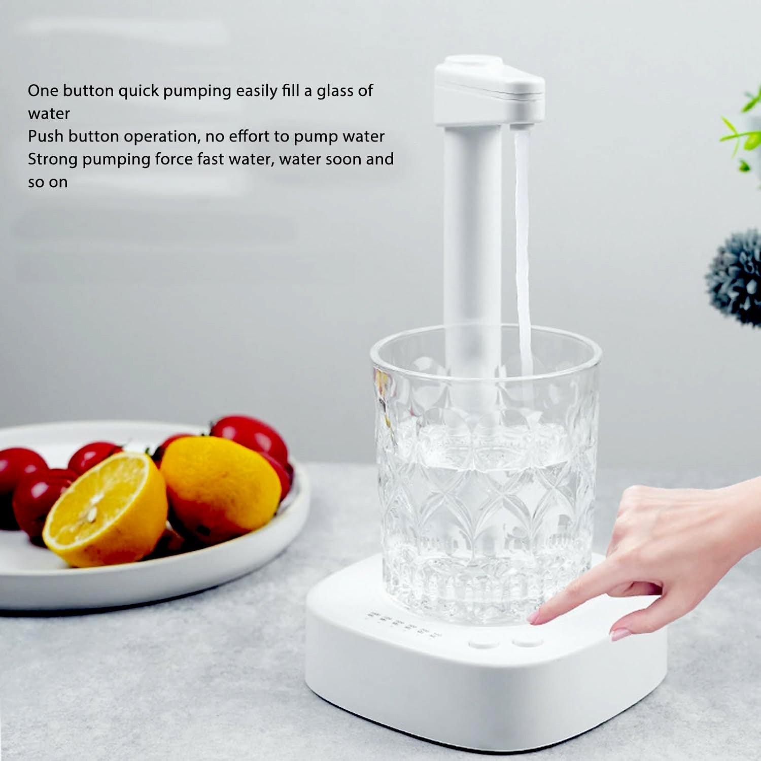 USB Charging, Desktop Water Bottle Dispenser, Intelligent Desktop Water Pump With Small Pipe, One Button Operation, Smart Table Bedside Water Dispenser, Desk Water Dispenser for Home, Office, Outdoor, Camping - infinityexculsivestore.com