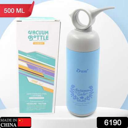 Stainless Steel Water Bottle With Handle Easy to Carry, Fridge Water Bottle, Leak Proof, Rust Proof, Hot & Cold Drinks, Gym Sipper BPA Free Food Grade Quality, Steel fridge Bottle For office/Gym/School (Approx 500 ML) - infinityexculsivestore.com