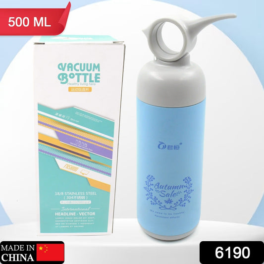 Stainless Steel Water Bottle With Handle Easy to Carry, Fridge Water Bottle, Leak Proof, Rust Proof, Hot & Cold Drinks, Gym Sipper BPA Free Food Grade Quality, Steel fridge Bottle For office/Gym/School (Approx 500 ML) - infinityexculsivestore.com