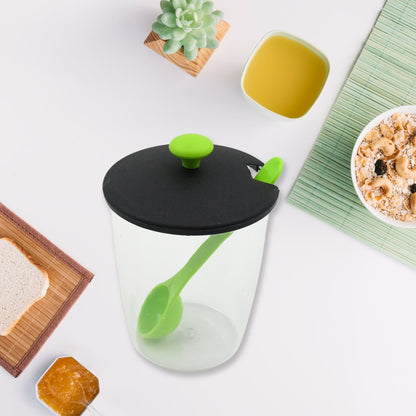 Multipurpose 6 Piece Miracle Revolving Plastic Spice Container Rack With 6 Spoon, Condiment Set, Masala Rack Set, Revolving Spice Rack Aachar Container Chutney Mukhwas Tray Masala Dining Spice Stand - infinityexculsivestore.com