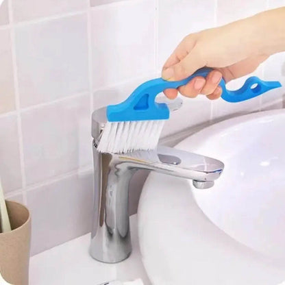 Groove Gap Cleaning Brush, Kitchen Cleaning Tools Mini Corner Cleanings Tool Hand-held Shower Door Gap Cleaner for Window Blinds Sliding Door Track Gaps Corner Cleaner Brush Keyboard - infinityexculsivestore.com