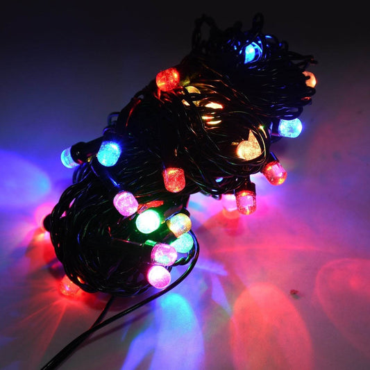9Mtr Flower Design Home Decoration Electrical Series Light Home Decoration Diwali & Wedding LED Christmas String Light Indoor and Outdoor Light ,Festival Decoration Led String Light, Multi-Color Light (36L 9Mtr) - infinityexculsivestore.com