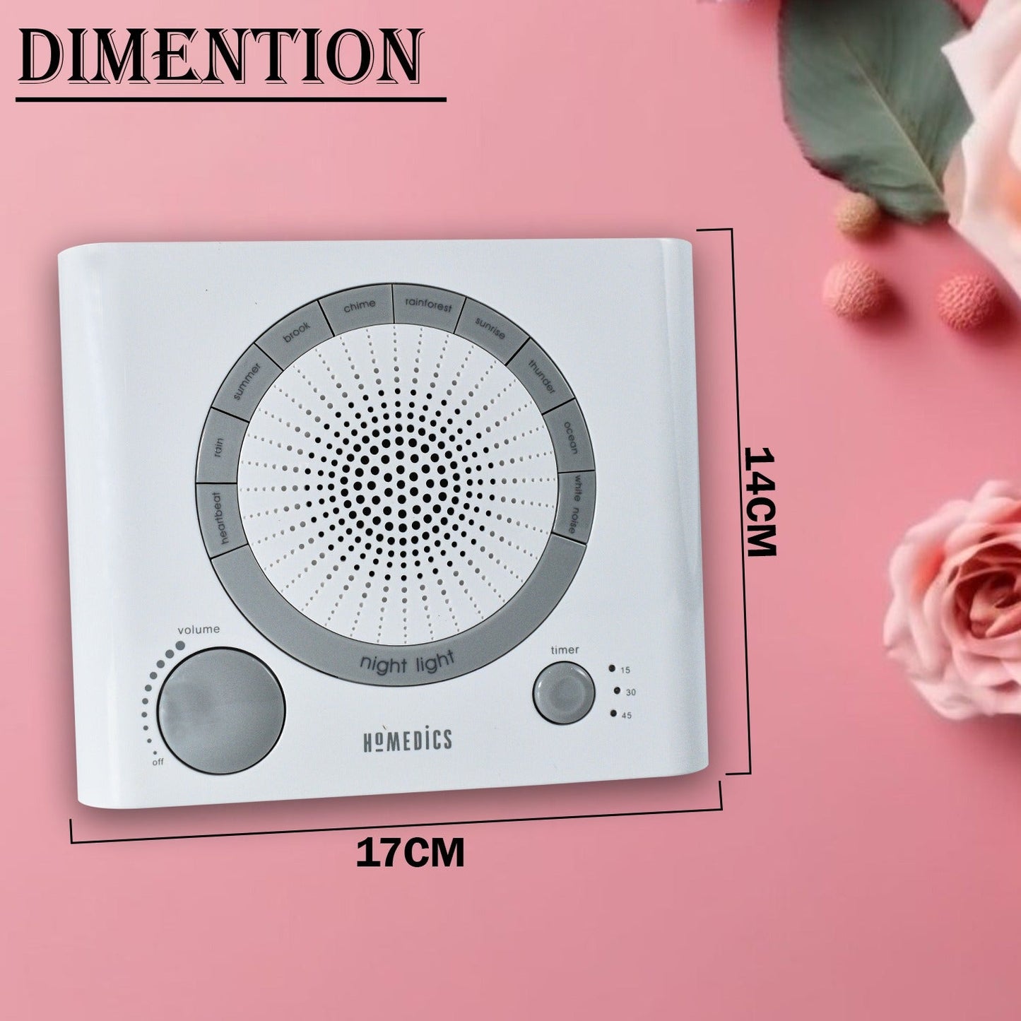 Sleep Therapy Noise Sound Therapy Machine with 8 High - Fidelity Soothing Sleeping , Anxiety , Stress Natural Sounds, Battery or Adaptor Charging Options, 3 Auto - Off Timer Option - infinityexculsivestore.com