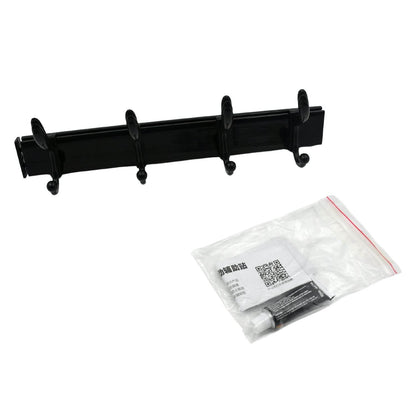 Cloth hanger, Wall Door Hooks Rail for Hanging Clothes for Hanging Hook Rack Rail, Extra Long Coat Hanger Wall Mount for Clothes, Jacket, Hats, 6 Hook With Eco-friendly Liquid Adhesive Glue - infinityexculsivestore.com