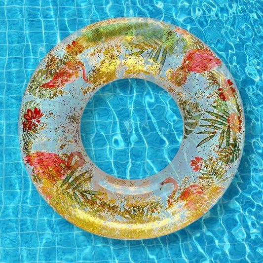 Swim Ring, For Adults, Conveniently Portable, Feathers, Swimming Ring, For Water Play, For Beaches, Swimming, Summer Vacation, Women's, Men's Outdoor Swimming Beach Adults Pool Water Fun Toys (1 Pc) - infinityexculsivestore.com