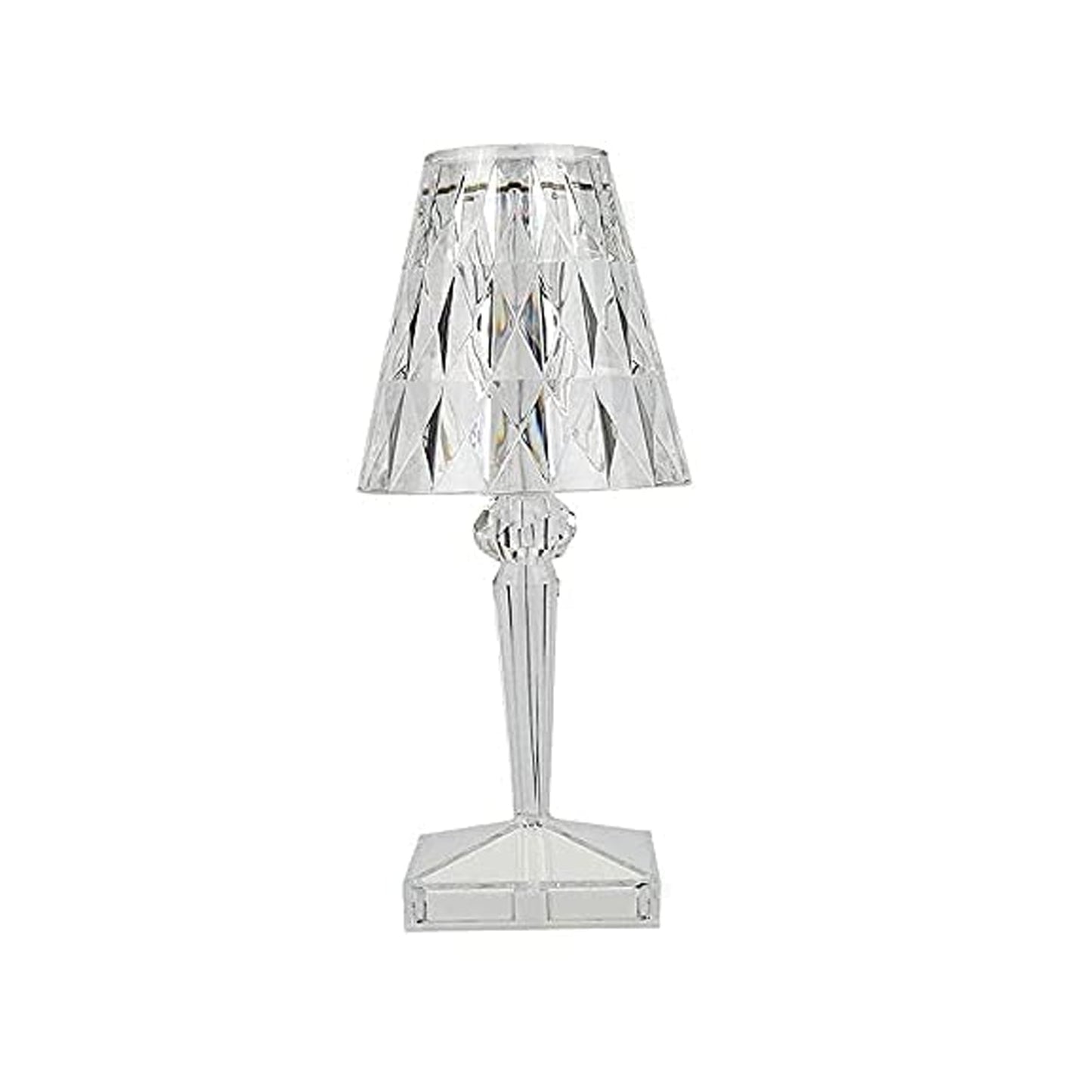 Romantic Crystal Table Lamp, Diamond Lamp, 16 Colors, 6 Brightness Level, Touch / Remote Control Switch, SUB Charging, Lampshade Night Light, Bedroom Bedside, Living Room Decoration - infinityexculsivestore.com