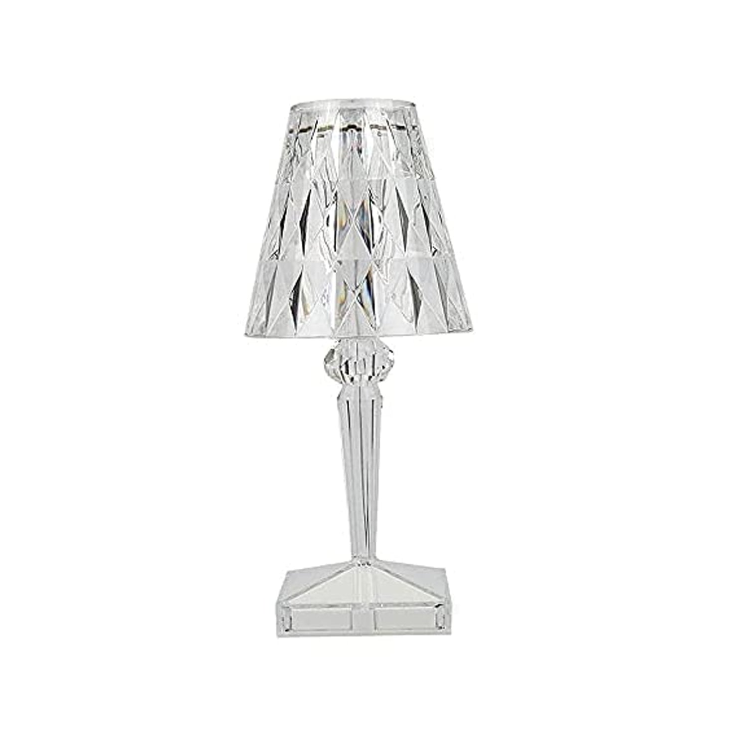 Romantic Crystal Table Lamp, Diamond Lamp, 16 Colors, 6 Brightness Level, Touch / Remote Control Switch, SUB Charging, Lampshade Night Light, Bedroom Bedside, Living Room Decoration - infinityexculsivestore.com