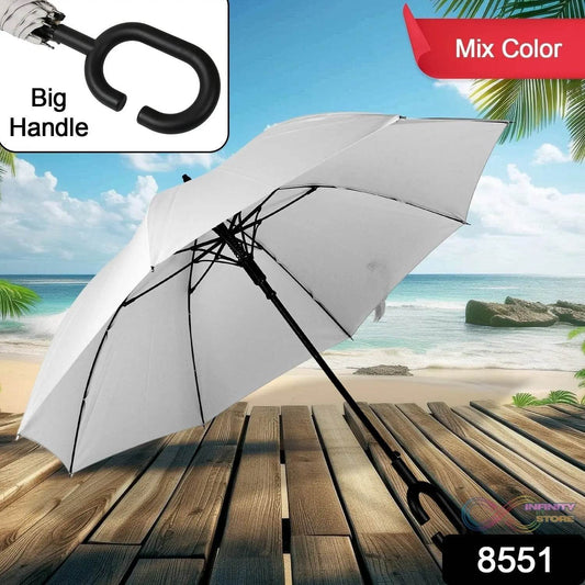 8551 Umbrella Summer Sun and Rain Protection Foldable Cute Umbrella & C-Shaped Handle || UV Protection Rain Sun Umbrella || Travel Accessories || Umbrella for Children, Girls, and Boys (1 Pc / Mix Color) - infinityexculsivestore.com