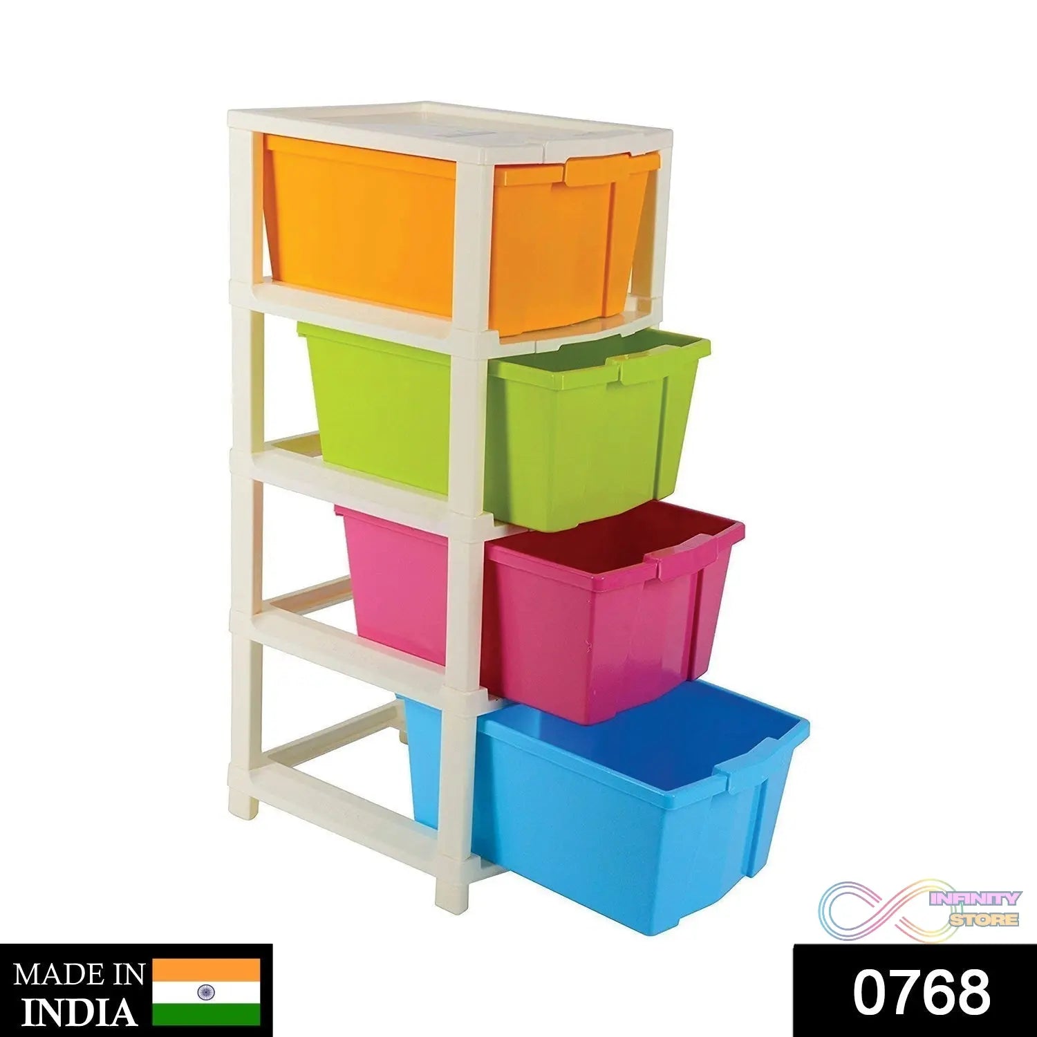 Multipurpose Modular Drawer Organizer Storage Box - 4 Layers - infinityexculsivestore.com