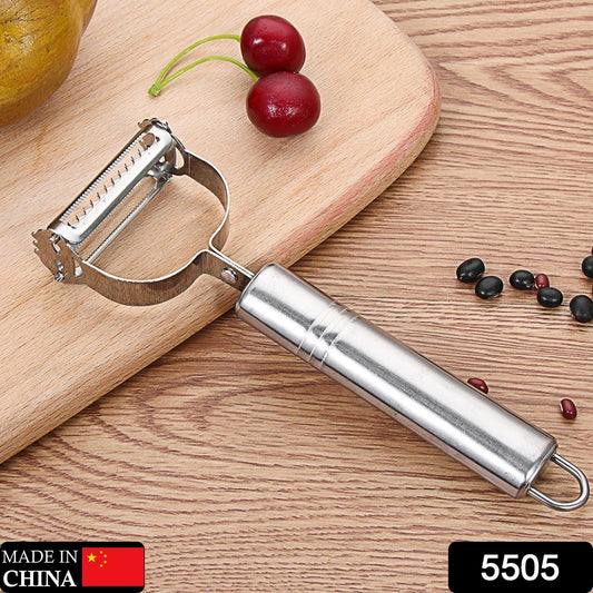 Multi - Function 2 in 1 Potato Peeler and Julienne Cutter, Stainless Steel Potato Peeler, grated Carrot, grated, Suitable for Peeling and shredding Fruit and Vegetables Kitchen Accessories (1 Pc) - infinityexculsivestore.com