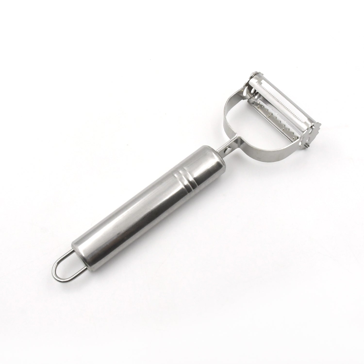 Multi - Function 2 in 1 Potato Peeler and Julienne Cutter, Stainless Steel Potato Peeler, grated Carrot, grated, Suitable for Peeling and shredding Fruit and Vegetables Kitchen Accessories (1 Pc) - infinityexculsivestore.com