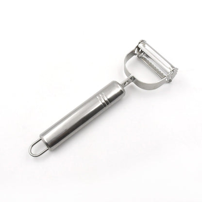 Multi - Function 2 in 1 Potato Peeler and Julienne Cutter, Stainless Steel Potato Peeler, grated Carrot, grated, Suitable for Peeling and shredding Fruit and Vegetables Kitchen Accessories (1 Pc) - infinityexculsivestore.com