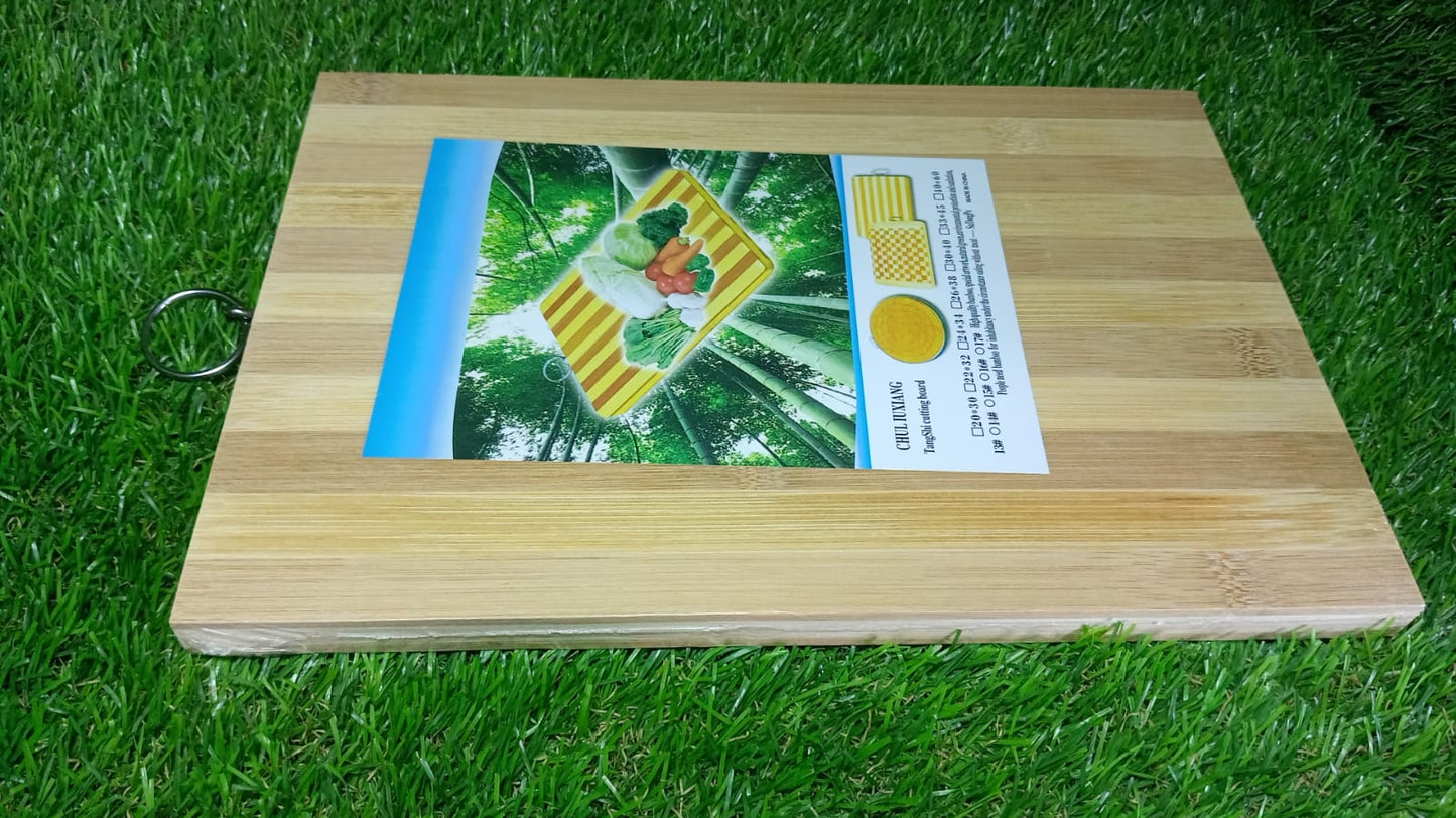 Natural Wood Chopping Cutting Board for Kitchen Vegetables, Fruits & Cheese, BPA Free. - infinityexculsivestore.com
