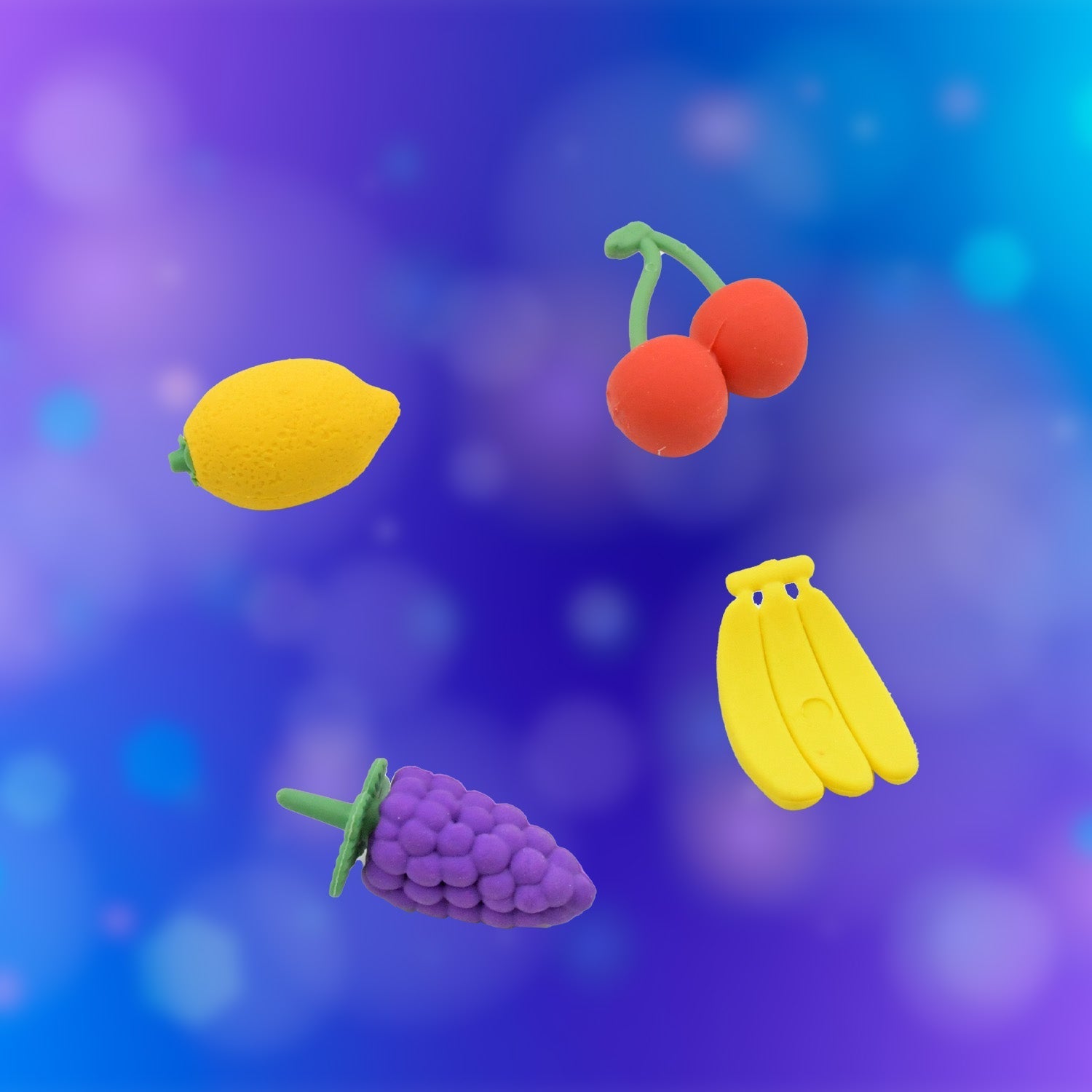 Mini Cute Vegetables and Fruits Erasers or Pencil Rubbers for Kids, 1 Set Fancy & Stylish Colorful Erasers for Children, Eraser Set for Return Gift, Birthday Party, School Prize, 3D Erasers (4 pc Set) - infinityexculsivestore.com