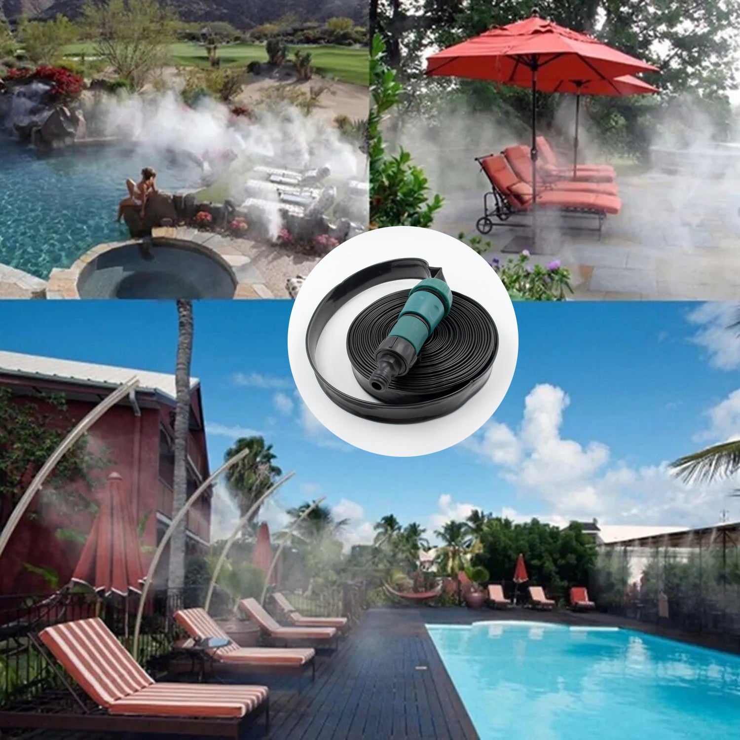 Trampoline Sprinkler for Kids - Outdoor Trampoline Water Sprinkler for Kids and Adults, Trampoline Accessories Sprinkler 39ft Long for Water Play, Games, and Summer Fun in Yards (39ft) - infinityexculsivestore.com