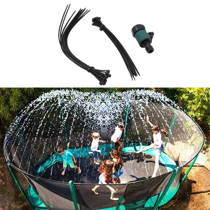 Trampoline Sprinkler for Kids - Outdoor Trampoline Water Sprinkler for Kids and Adults, Trampoline Accessories Sprinkler 39ft Long for Water Play, Games, and Summer Fun in Yards (39ft) - infinityexculsivestore.com