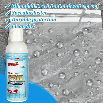 Stone Stain Remover Cleaner, Stone Crystal Plating Agent, Marble Stone Cleaner Polishes, Crystal Plating for Kitchen, Patio, Backyard Marble Cleaner and Polish (75 ML Approx / 1 pc) - infinityexculsivestore.com