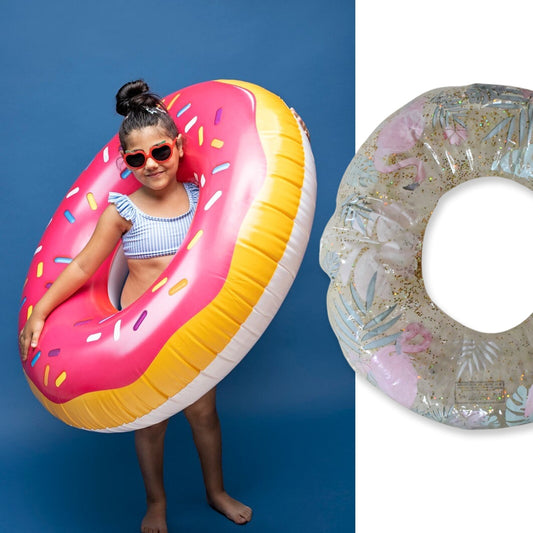 Swim Ring, For children, Conveniently Portable, Feathers, Swimming Ring, For Water Play, For Beaches, Swimming, Summer Vacation, Outdoor Swimming Beach children Pool Water Fun Toys (1 Pc) - infinityexculsivestore.com