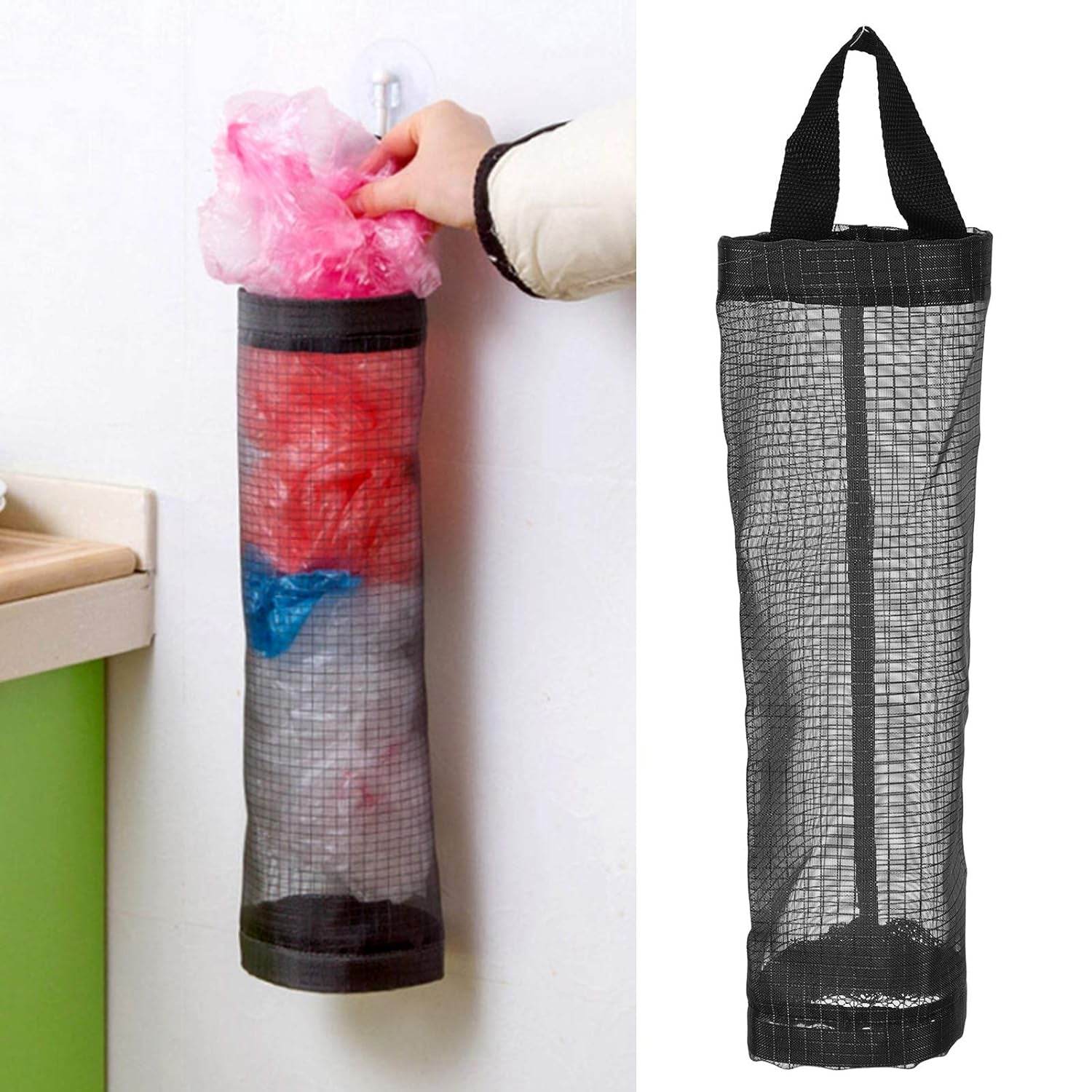 Hanging Waste Bag Holder, Garbage Bag Storage Bag, Widening Handle Hanging Sturdy for Store Garbage Bags Home Store Debris Kitchen, Bedroom Large Capacity for Restaurant (1 Pc) - infinityexculsivestore.com