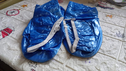 Plastic Shoes Cover Reusable Anti - Slip Boots Zippered Overshoes Covers Pink, Transparent Waterproof Snow Rain Boots for Kids/Adult Shoes, for Rainy Season Extra Large (XL Size1 Pairs) - infinityexculsivestore.com