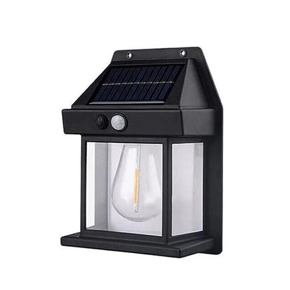 Solar Wall Lights / Lamp Outdoor, Wireless Dusk to Dawn Porch Lights Fixture, Solar Wall Lantern with 3 Modes & Motion Sensor, Waterproof Exterior Lighting with Clear Panel (1 Pc ) - infinityexculsivestore.com