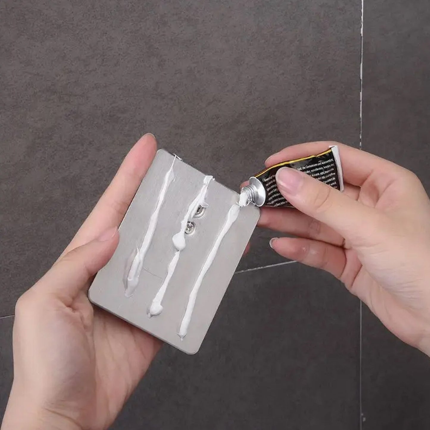 Stainless Steel Mop Broom Holder Organizer, With Glue 6gm Adhesive Wall Mounted Mop Organizer Storage Rack Clip Heavy Duty Broom Hanger for Laundry Room Garden Tool Holder Bathroom Accessories (1 Pc) - infinityexculsivestore.com